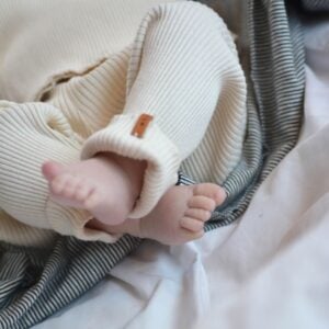 Rib Legging - Cream