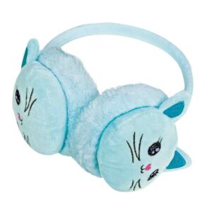 1383 | Oorwarmer kat blauw