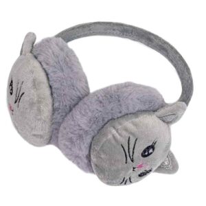 31381 | Oorwarmer kat grijs