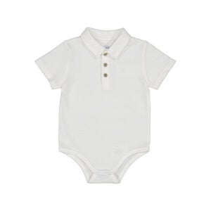 Romper Shortsleeve Polo 1744 - Cream