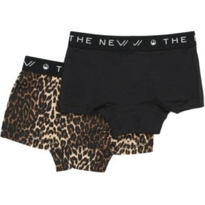 Hipsters 2-pack - Black/Leopard