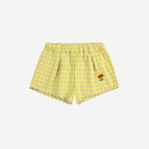 Vichy Ruffle Woven Shorts