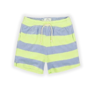 TERRY STRIPES SHORTS - Citrus