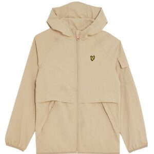 Hooded Windbreaker Jacket - Stone
