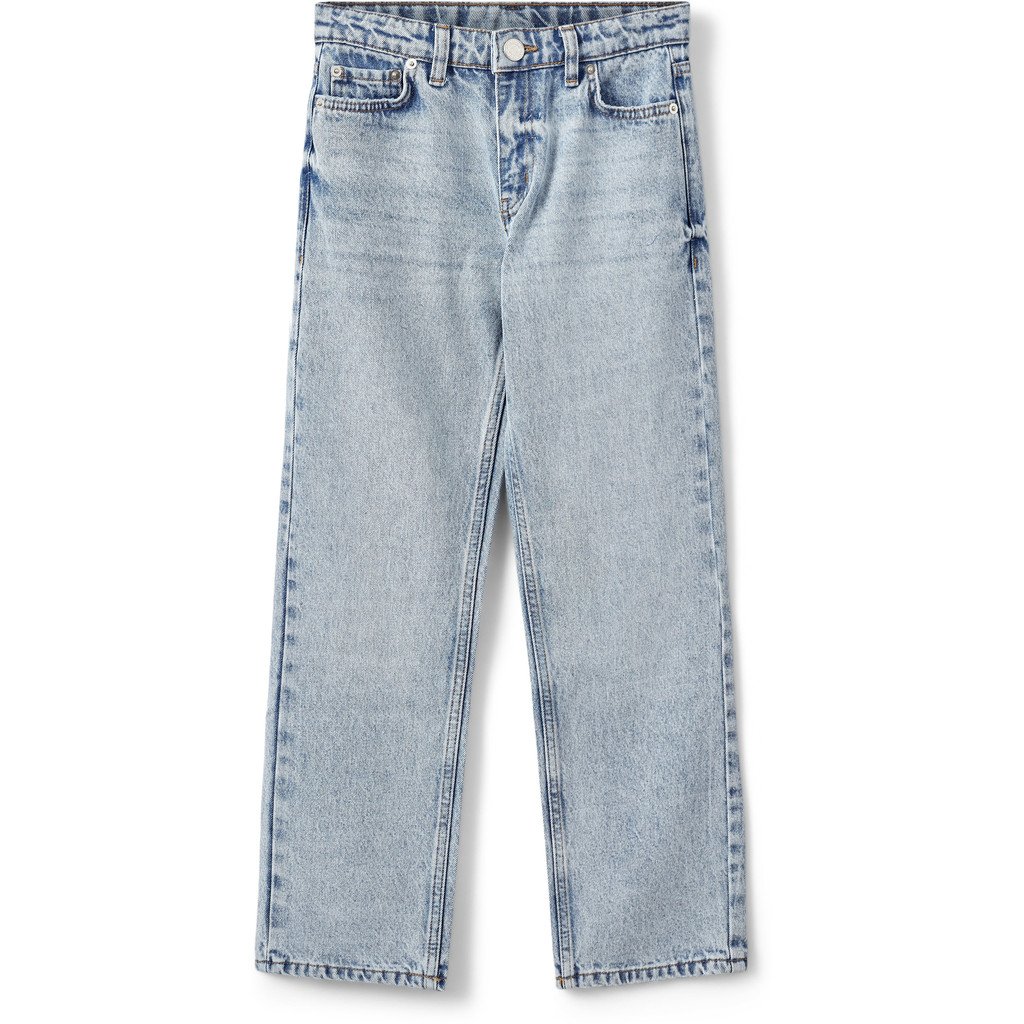 MELIKASY LOW WAIST TROUSERS - Denim Blue 