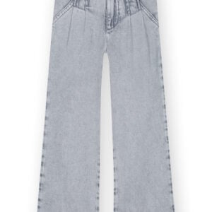 Pleated Jeans - Light Grey