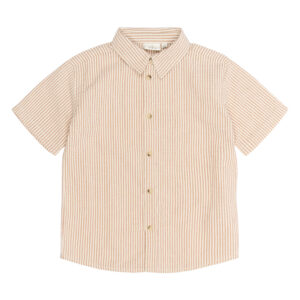 Ollie Blouse Shirt - Indian Tan Striped