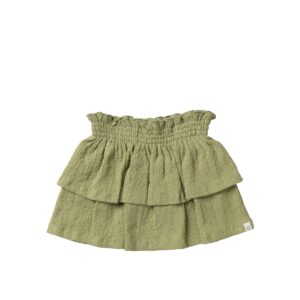 Broderie | Ruffle Skirt - Sage
