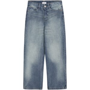 Wide Low Waist Heavy Blue