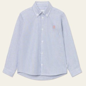 Konrad Contrast Oxford Shirt - Light Blue-White