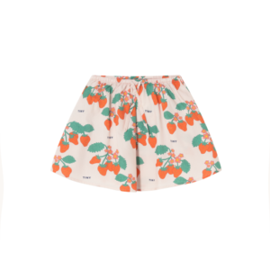 STRAWBERRIES SKIRT pastel pink