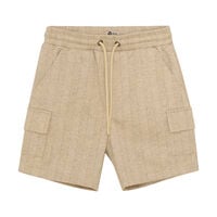 Check Cargo Shorts - Sandshell