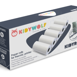 KIDYROLL 1 x 5 klassieke papierrollen voor KIDYPRINT