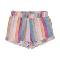 Shorts Terry Stripe - Cherry Stripe
