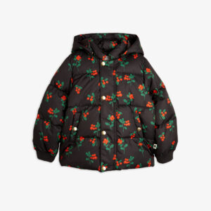 Lingonberries AOP Hooded Puffer