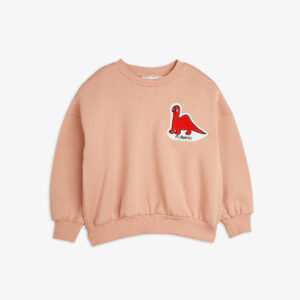 Dino Patch Sweater - Pink