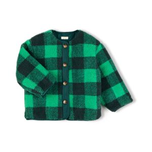 Check Jacket - Moss Checkered