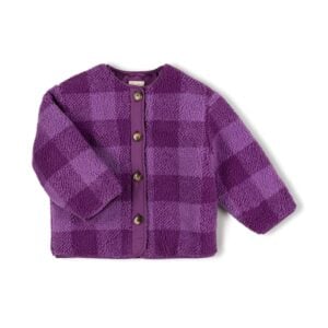 Check Jacket - Purple Checkered