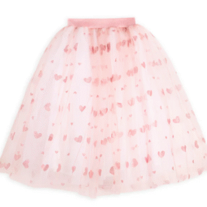 Pink Heart Long Skirt