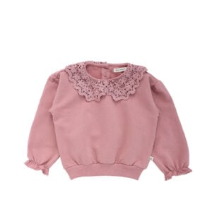 French Knit | Crochet Sweater - Ash Rose