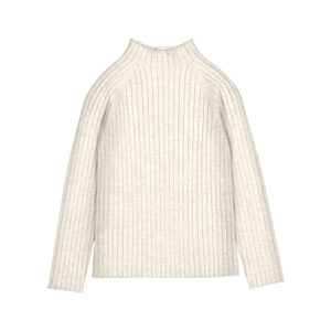 Knit Mockneck 2074 - Natural