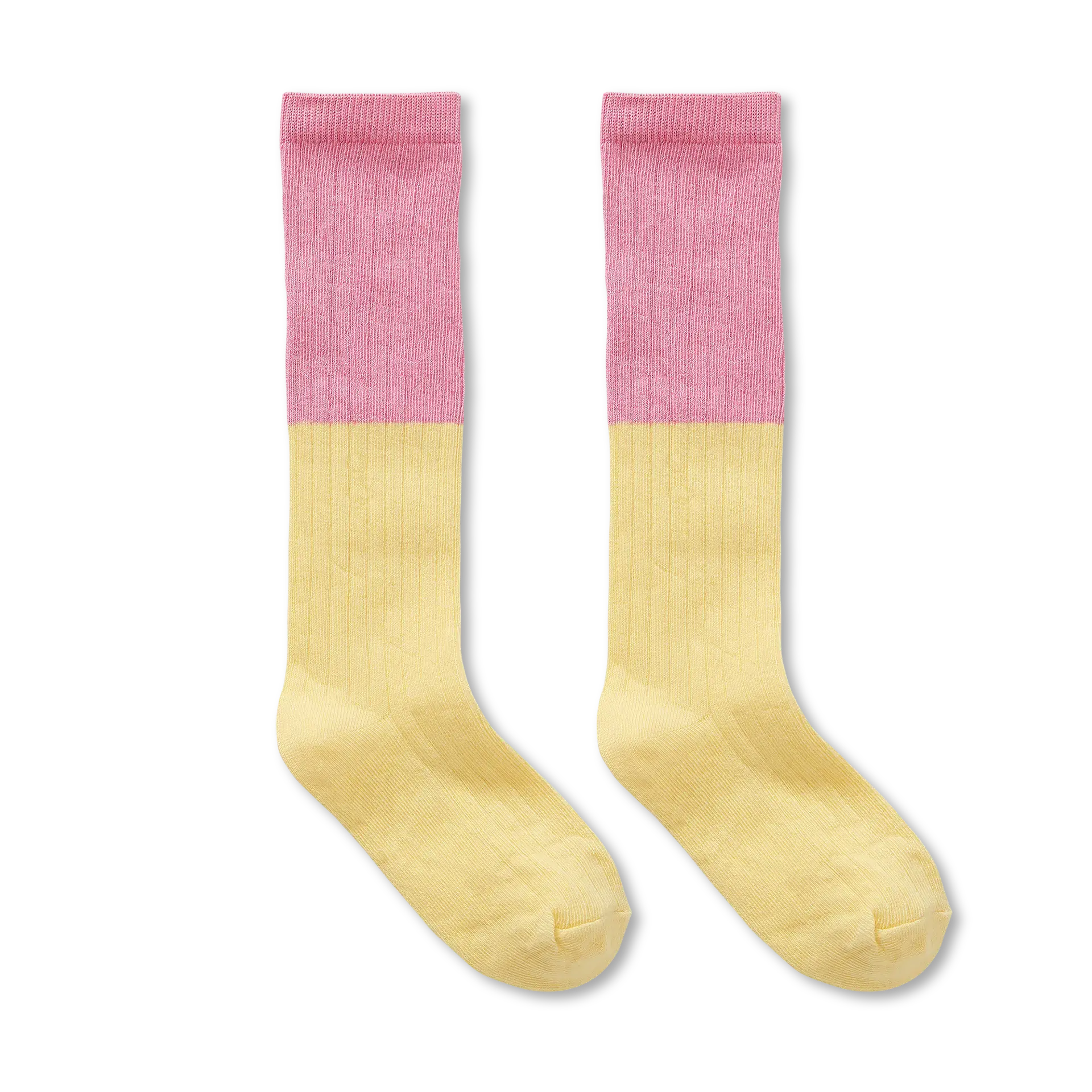 Socks-colourblock-yellow-Pastel-yellow-primary.webp