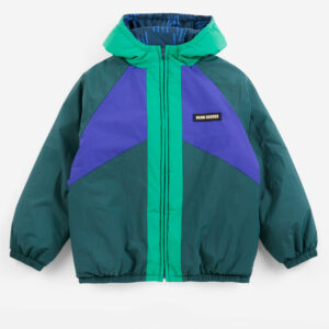 Almost Moiré Reversible Anorak - Green