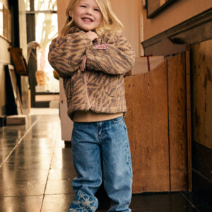 Teddy Jacket Leopard - Ginger Root